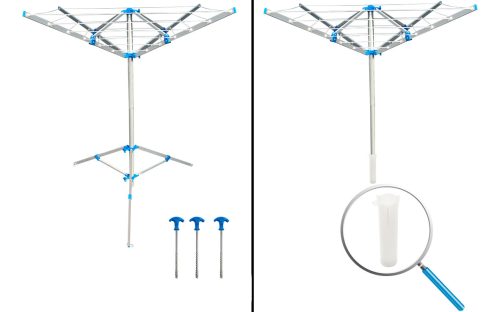 ProPlus Wäschespinne mit Standfuß inkl. 3 Heringe - Wäsche & Trocknen
