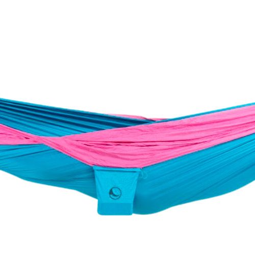 Ticket to the Moon King Size Hammock Hängematte - Aqua/Pink - Hängematten