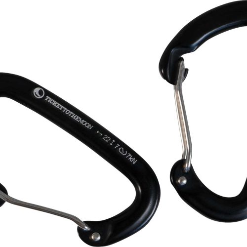 Ticket to the Moon 22kN Aluminium Karabiner 2 Stück - Hängematten