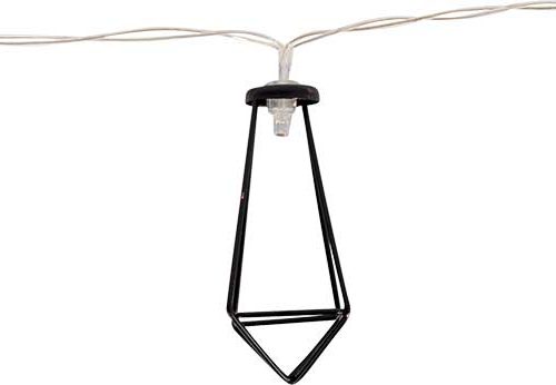 Bo-Camp Galvin batteriebetriebene LED Lichterkette Schwarz - LED Campingleuchten