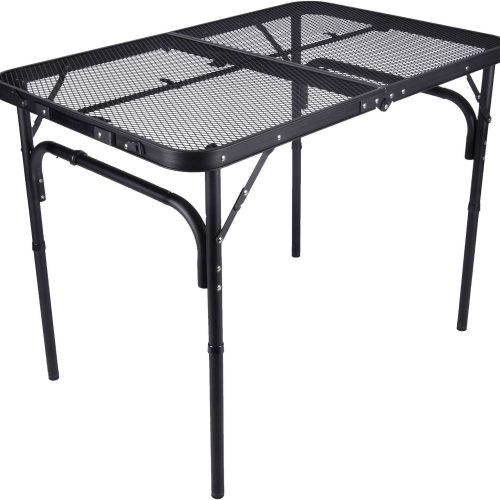 DEFA Aluminium Mesh Campingtisch 90 x 60 cm - Klapptische