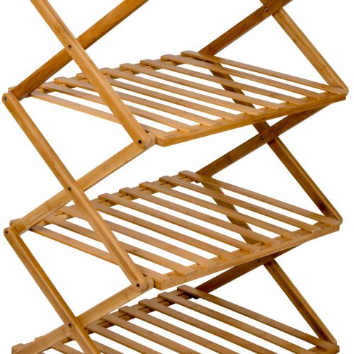 Bo-Camp Faltschrank Urban Outdoor Fitzroy Bambus L 4 Fächer - Faltschränke