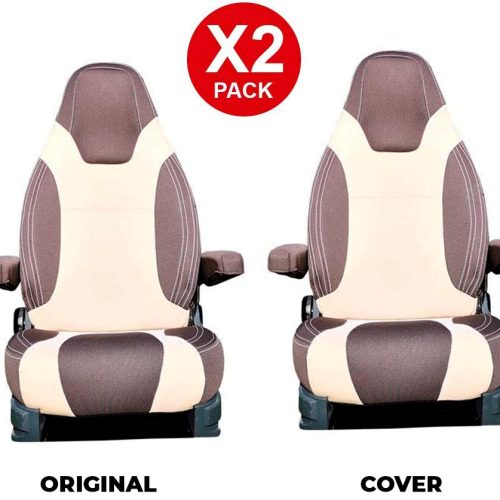 Sitzbezüge Capitan 2 Stück Fiat Ducato, Citroën Jumper, Peugeot Boxer Bj. 2006 - 2020 - Sitze & Drehkonsolen von KFoam