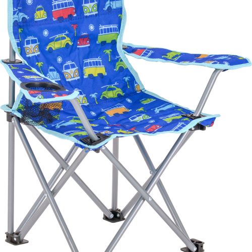 VW Collection T1 Bulli Campingstuhl für Kinder Blau - Kinderstühle