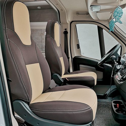 Sitzbezüge Montecarlo 2 Stück Fiat Ducato, Citroën Jumper, Peugeot Boxer Bj. 2006 - 2020 - Sitze & Drehkonsolen von KFoam
