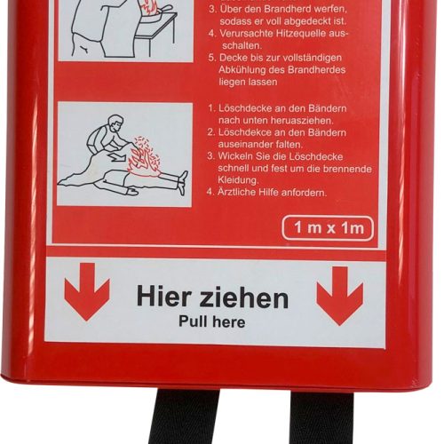 Feuerlöschdecke 100 x 100 cm  - Sicherheitszubehör von IWH