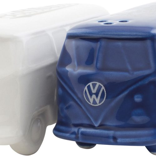 VW Collection T1 Bus Salz & Pfefferstreuer Blau / Weiß - Gewürzstreuer & Flüssigkeitsspender