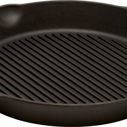 Petromax GP35h Gusseisen Grill-Feuerpfanne mit zwei Henkeln 35 cm - Grillroste, Pfannen und Platten