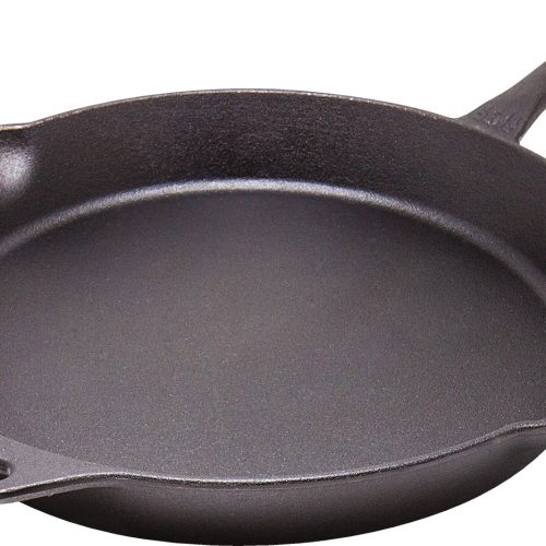 Petromax FP35-t  Gusseisen Feuerpfanne mit Stiel 35 cm - Camping Pfannen & Woks