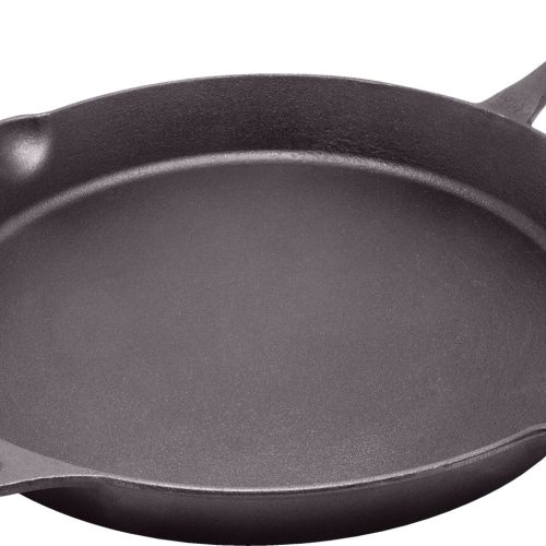 Petromax FP40-t  Gusseisen Feuerpfanne mit Stiel 40 cm - Camping Pfannen & Woks