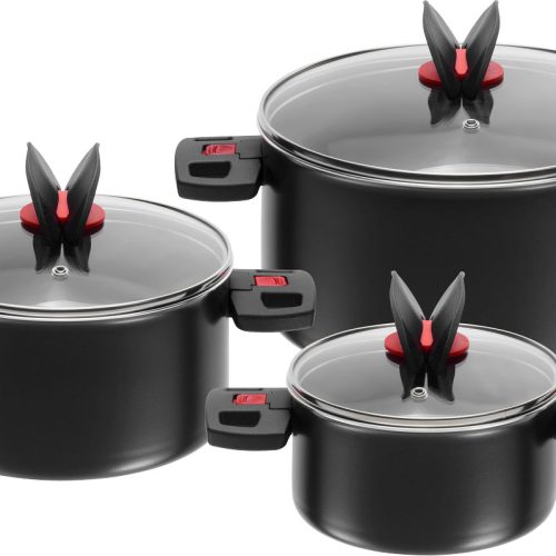 Ballarini Click & Cook Kochtopf Set 3-tlg. - Camping-Töpfe