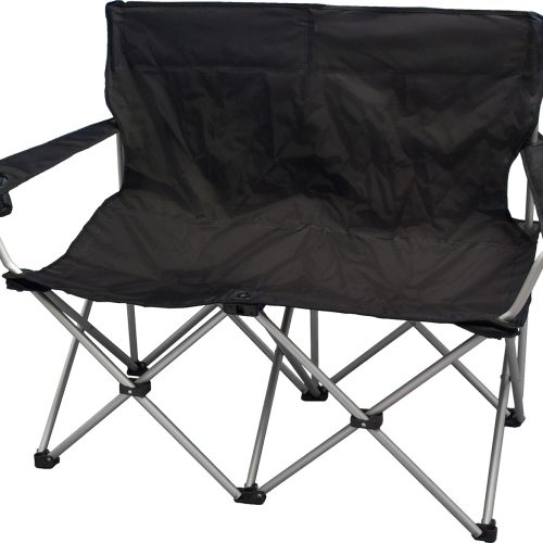 Basic Nature Travelchair Love Seat Faltsofa schwarz - Faltstühle