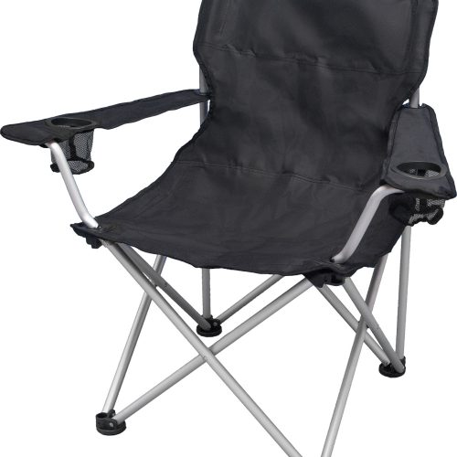 Basic Nature Travelchair Komfort Faltstuhl schwarz - Faltstühle