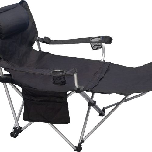 Basic Nature Travelchair Luxus Relaxsessel schwarz - Relaxsessel