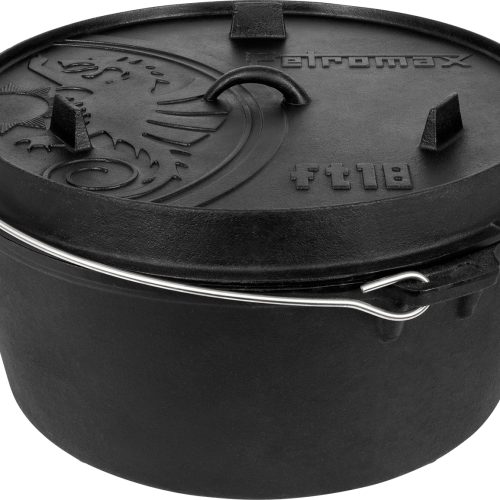 Petromax Feuertopf mit planem Boden ft18  - Camping Pfannen & Woks