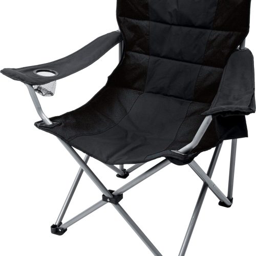 Basic Nature Travelchair Holiday Faltstuhl schwarz - Faltstühle
