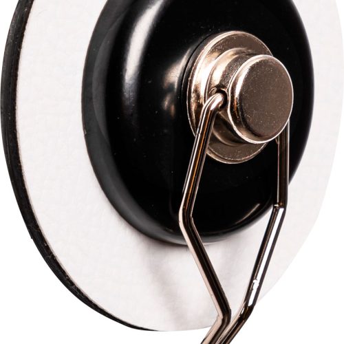 silwy® The One Magnet-Haken inkl. Metall Nano Gel Pad Weiß / Schwarz - Ordnungssysteme