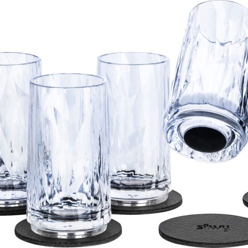 silwy® Shot Magnet Kunststoffgläser 6 Stück (40 ml) - Gläser