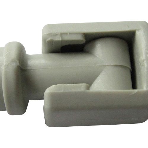 Berger Verbindungselement für Beinauflage 22 mm (2tlg.) weiß-grau - Ersatzteile Möbel