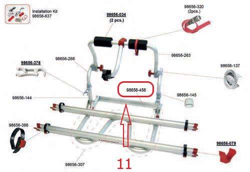 Fiamma Unterer Halter  - Ersatzteile Fahrzeug
