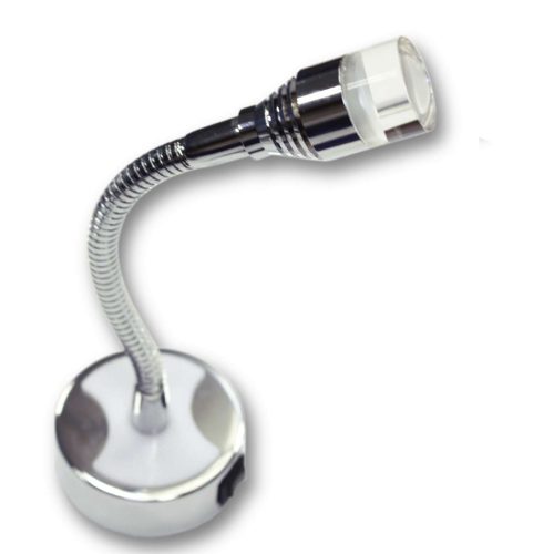 Dimatec Leseleuchte Flexi LED 1 Watt Chrom - Einbauleuchten & Leuchtmittel