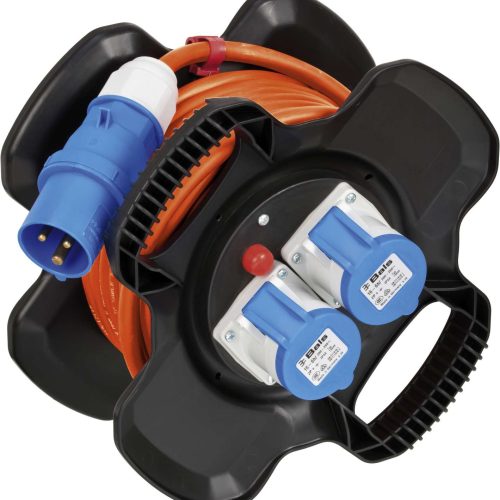 Brennenstuhl CEE-Kabeltrommel X-Gum orange 10m - Kabeltrommeln & Verlängerungskabel