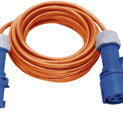 Brennenstuhl Caravan Verlängerungskabel Stecker und Kupplung orange 10m - CEE-Kabel