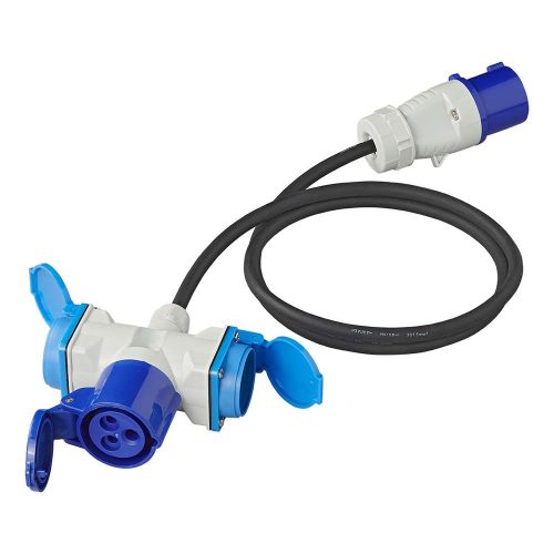PAT Adapterkabel 150 cm 3 x 2,5mm² von CEE Stecker  - CEE-Stecker & -Adapter