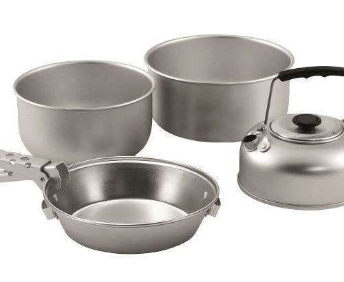 Easy Camp Kochset Adventure Cook Set silber M - Kochgeschirr-Sets