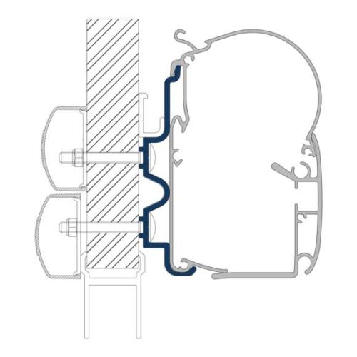 Dometic PW-ADAPT Adapter für Wandmarkisen PW 1100, PW 1500 & PW 3800 5,0m - Markisenadapter