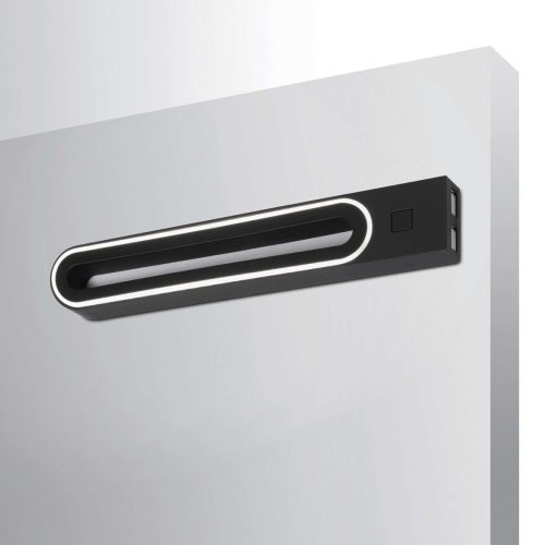 Fawo G/USB LED Wandleuchte 12 V / 3 W Schwarz - Einbauleuchten & Leuchtmittel