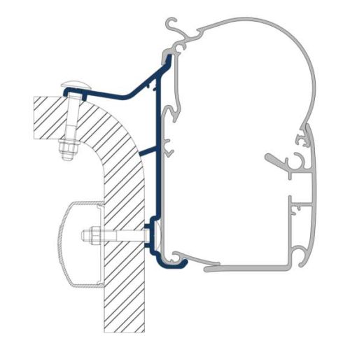 Dometic PW-ADAPT Adapter für Wandmarkisen PW 1100, PW 1500 & PW 3800 5,0m - Markisenadapter