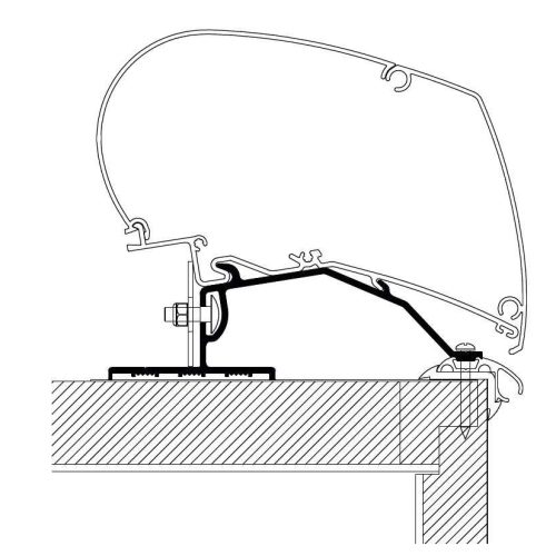 Thule Markisenadapter Caravan  - Markisenadapter