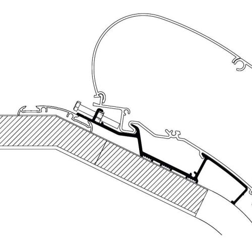 Thule Markisenadapter LMC Liberty TI/TEC 5,0m - Markisenadapter