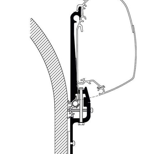 Thule Markisenadapter Eriba Touring ab 2007 - Markisenadapter