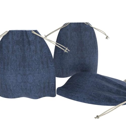 Nuts Innovations Obst und Gemüsebeutel 3er Set Jeans - Lebensmittelbehälter / Vorratsdosen