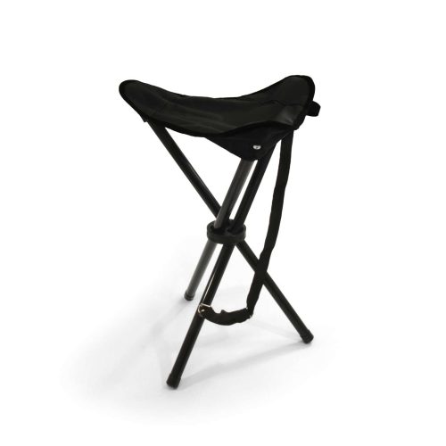 Basic Nature Dreibeinhocker Travelchair schwarz - Campinghocker