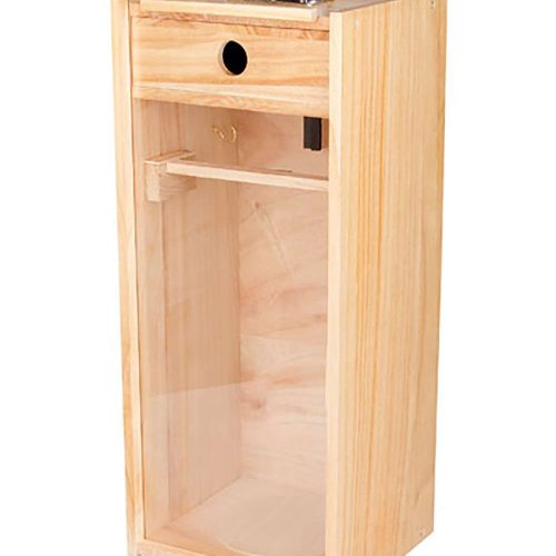 Petromax Holzbox mit Plexiglasscheibe für Petromax-Lampe HK350/HK500 - Leuchten Zubehör