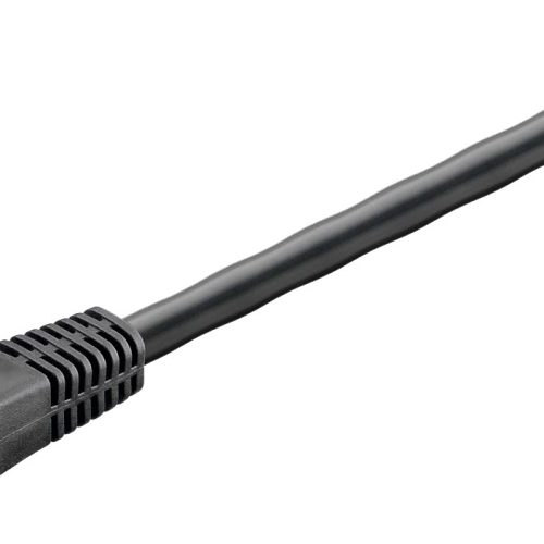 Goobay CAT 6 Outdoor-Patchkabel U / UTP schwarz  10 m - Sat-Zubehör