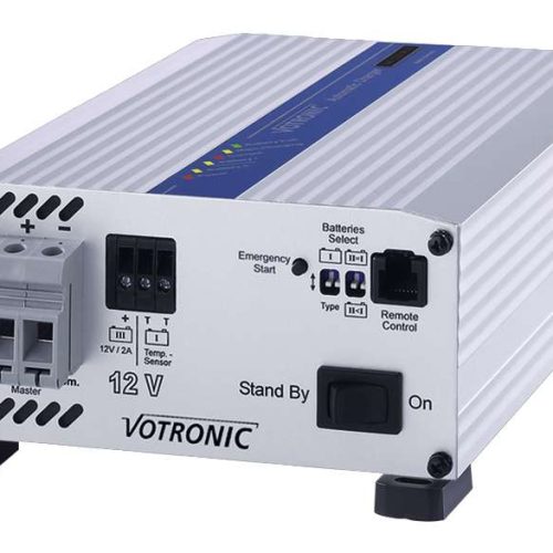 Votronic Vollautomatisches Ladegerät VAC-F II mit Schutzklasse II / Temperatursensor 12 V / 30 A - Batterie-Ladegeräte