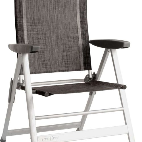 Brunner Skye Klapp-Vierbein-Stuhl mit verstellbarer Rückenlehne Anthrazit - Klappstühle