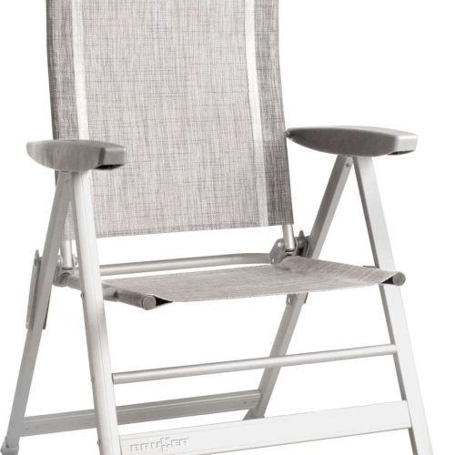 Brunner Skye Klapp-Vierbein-Stuhl mit verstellbarer Rückenlehne Grau - Klappstühle