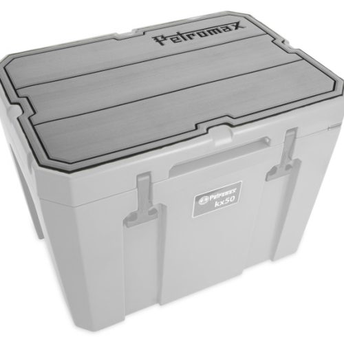 Petromax Haft-Auflage für Kühlbox kx50 grau mit Linien - Kühlboxen-Zubehör