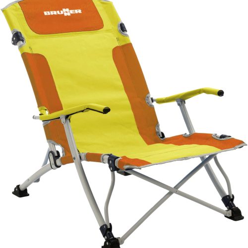 Brunner Bula XL Strandstuhl gelb/orange - Strandstühle
