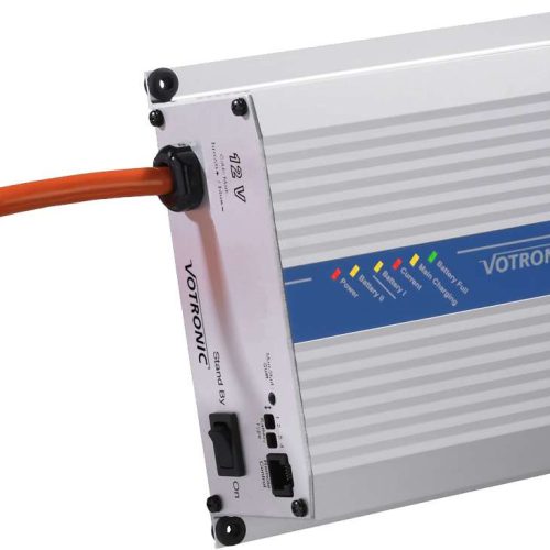 Votronic VAC 1215 Station Automatisches Ladegerät mit 5m Spiralkabel  - Batterie-Ladegeräte
