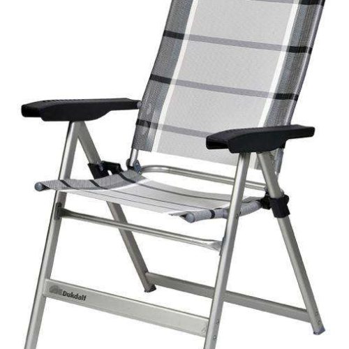 Dukdalf Dynamic Campingstuhl silber-anthrazit - Klappstühle