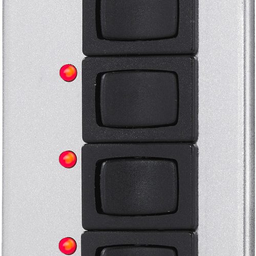 Votronic Schalter-Panel 4 S 12/24 für die Bordelektrik - Schalter, Taster & Rahmen