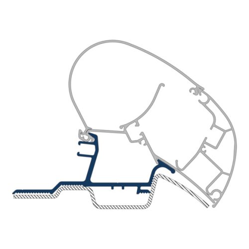 Dometic PR-Adapt Adapter für Dachmarkisen PR 2000 und PR 2500 4,0m - Markisenadapter
