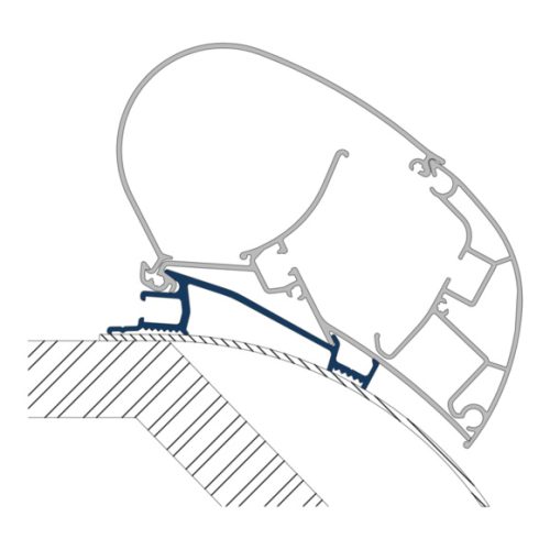 Dometic PR-Adapt Adapter für Dachmarkisen PR 2000 und PR 2500 4,5m - Markisenadapter