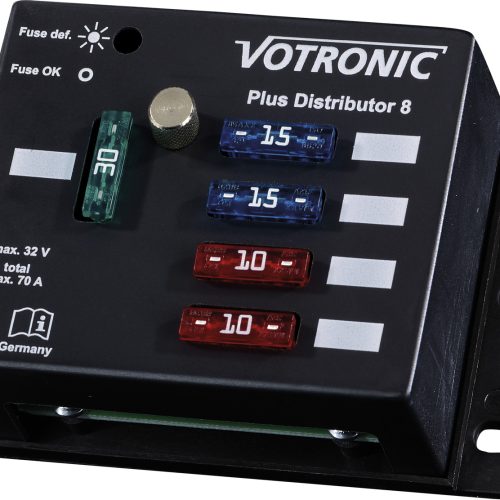 Votronic Plus-Distributor 8 Stromkreisverteiler 105 x 36 x 71 mm - Wechselrichter & Spannungswandler
